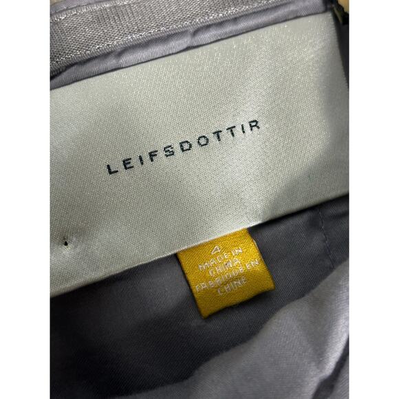 Leifsdottir Silk Strapless Dress Panther Play Size 4 Sexy Halloween Party - Picture 9 of 16